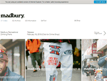 Tablet Screenshot of madburyclub.com